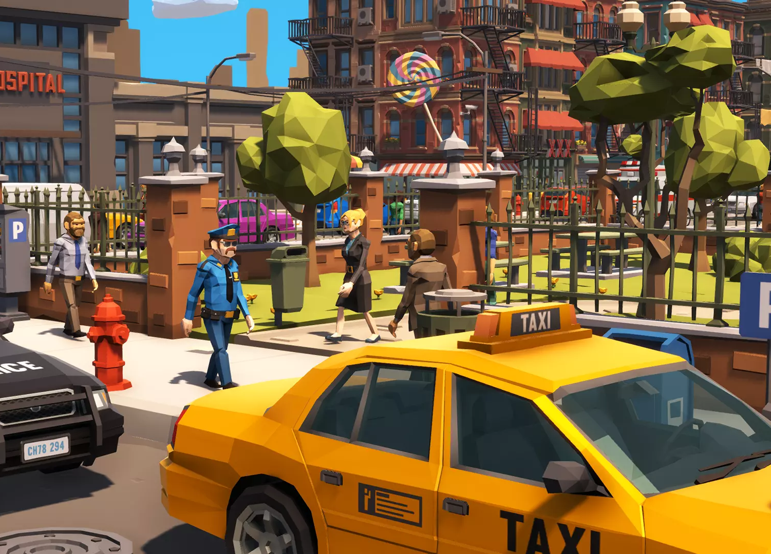 Juego 3D Low Poly